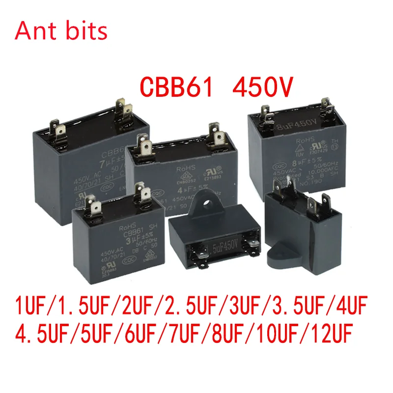 CBB61 450V dip4  ǳ ŸƮ ĳн, 1uF 1.2uF 1.5uF 2.0uF 2.5uF 3.0uF 3.5uF 4.0uF 4.5 5.0uF 6.0uF 7.0uF 8.0uF 10uF 12uF,
